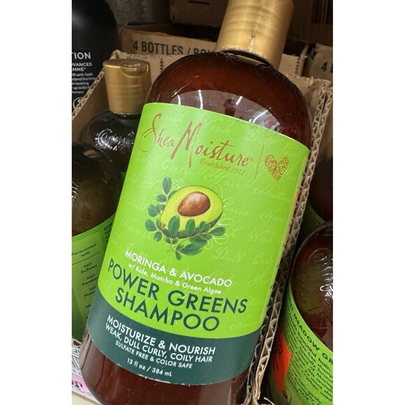 Shea Moisture Power Greens Shampoo 13oz OLSHB - Picture 1 of 1